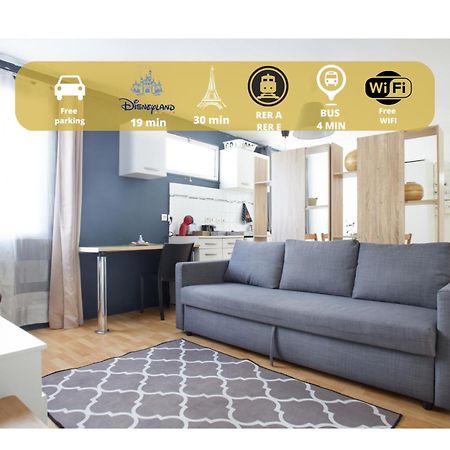 Appartement Sympa Entre Paris Et Disneyland Noisy-le-Grand Kültér fotó