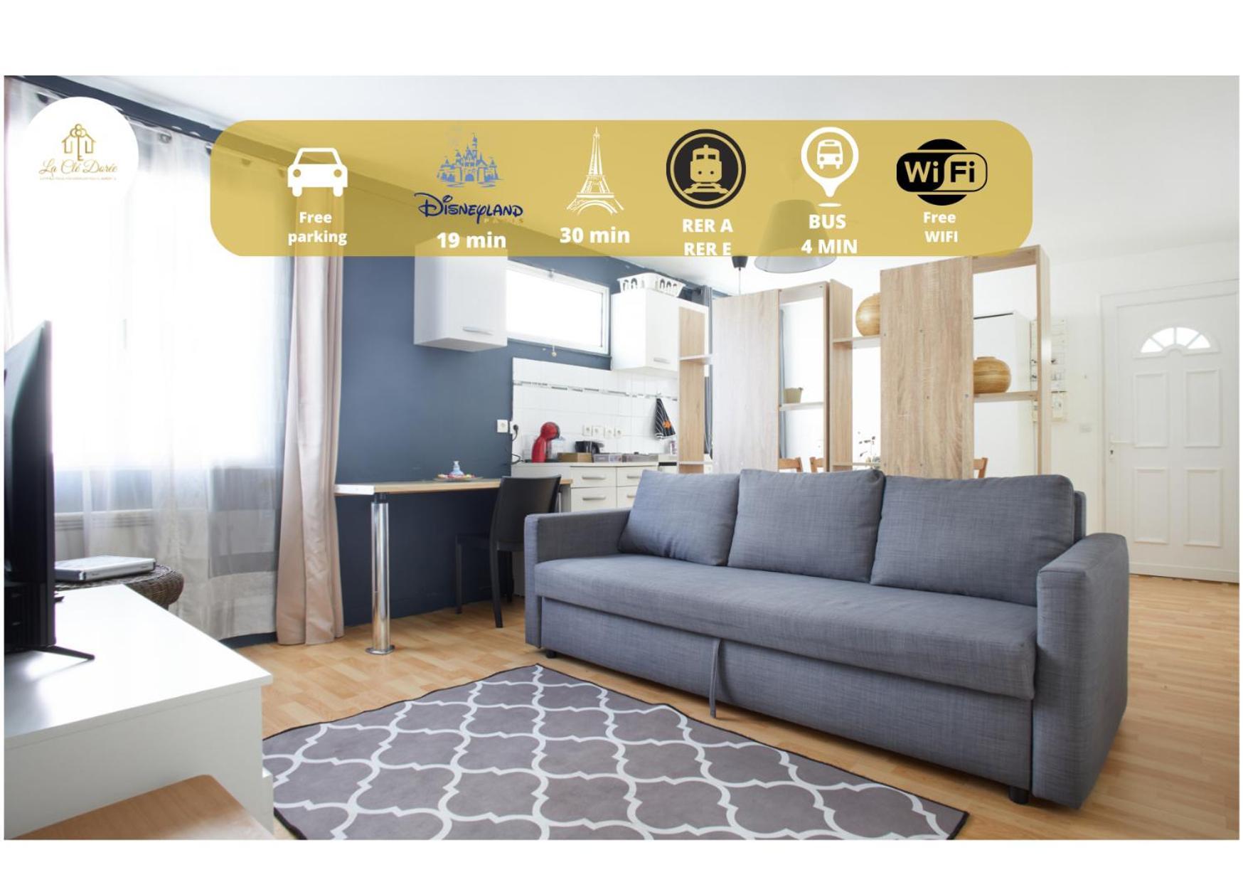 Appartement Sympa Entre Paris Et Disneyland Noisy-le-Grand Kültér fotó
